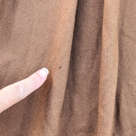 1980's CINNAMON WOOL SKIRT 80's midi M - Picture 10 of 10